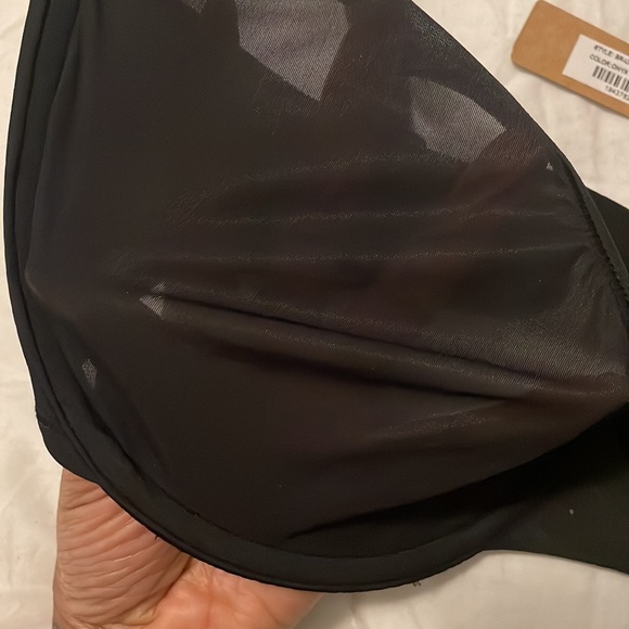 Skims Bras Mesh underwire  34ddd black onyx NWT - Picture 3 of 4